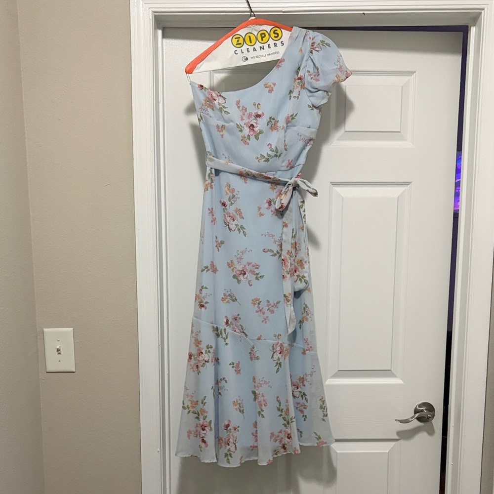 Altar’d State Floral Blue Dress